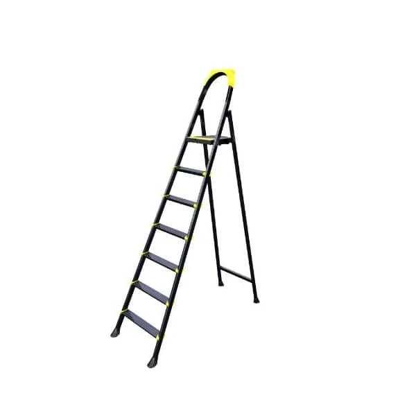 Scara aluminiu LEO Eurostep. 6+1 trepte. Neagra. image