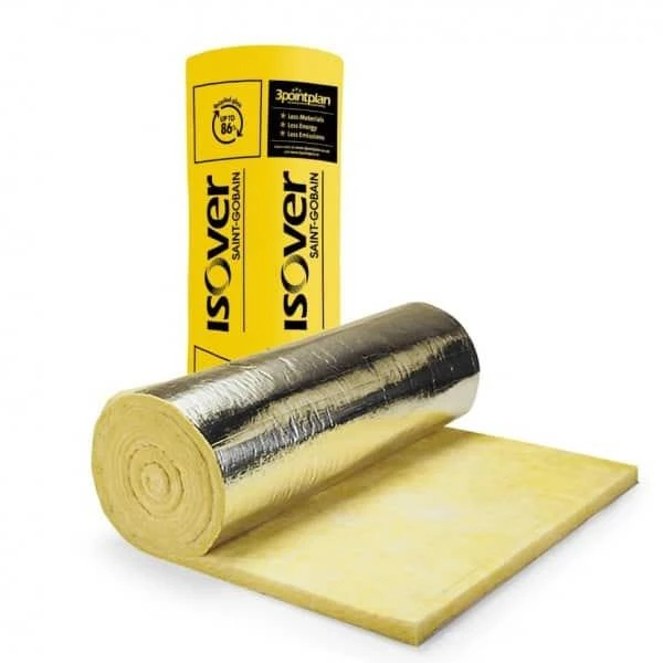Vata minerala ISOVER RIO ALU MPS. 5 х 120 х 1200 cm. 11.5 kg/m3. image