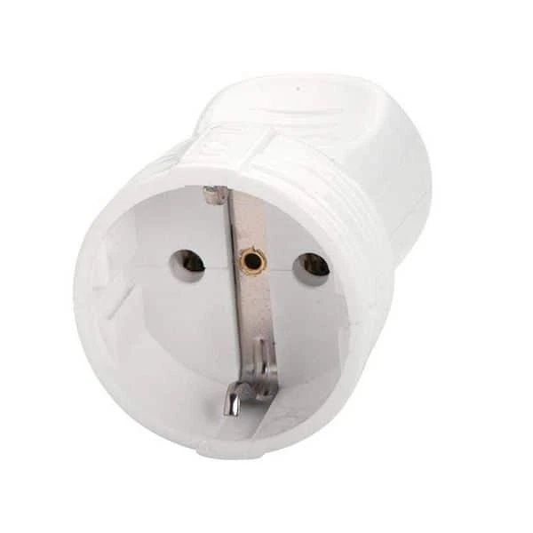 Cupla cu impamintare Viko by Panasonic. Alb image