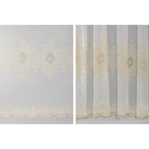 Perdea Catherine. Alb - auriu. 500 x 280 cm image