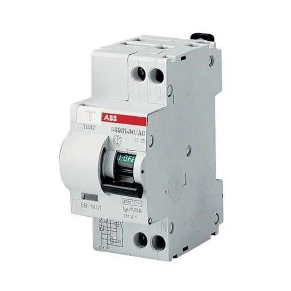 Intrerupator diferential DSH 201 ABB. 1P+N. Curba AC. 16 A. 30 mA. image