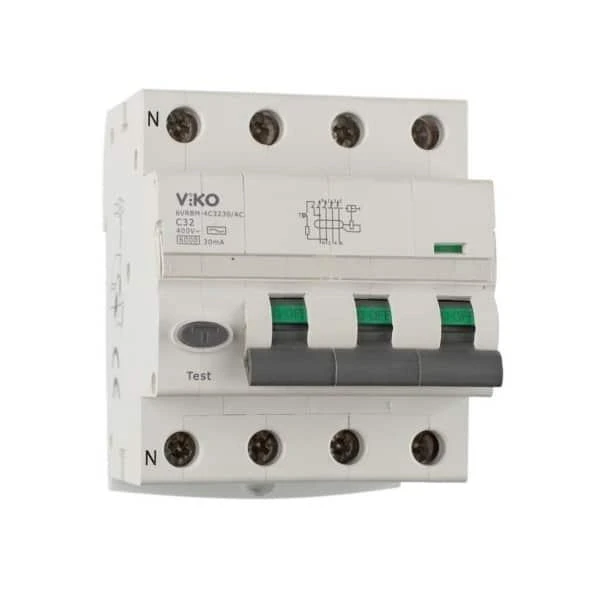Automat diferential. 4P. 25A. 30mA. curba C. 6VRBM. Viko by Panasonic image