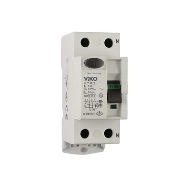 Intrerupator diferential 2P. 16A. 30mA. VTR2. Viko by Panasonic image