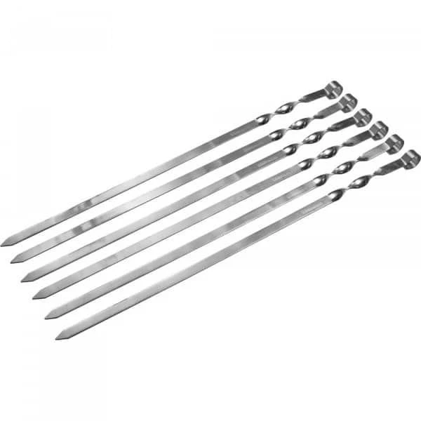 Set ace pentru frigarui din inox. Lungi. image