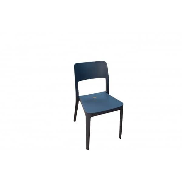Scaun clasic din plastic, antracit image