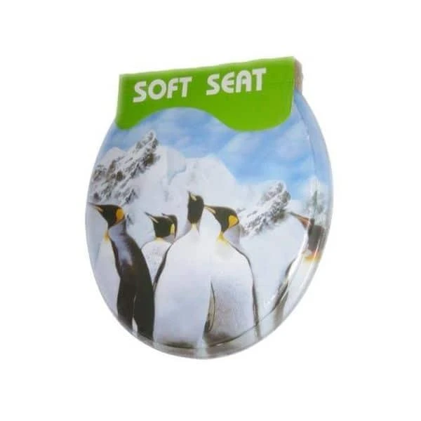 Capac pentru WC 002. Soft Seat 'pinguini' image