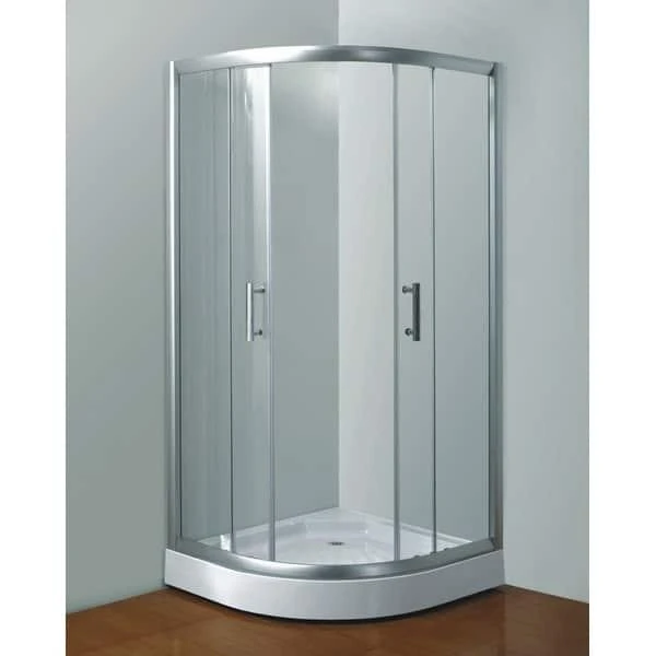 Cabina de dus, 900x900x1800mm, semirotunda, sticla transparenta, fara cada, MPN image