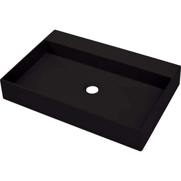Lavoar cu montaj pe blat, dreptunghiular, 600x400mm, Correo Nero Deante image