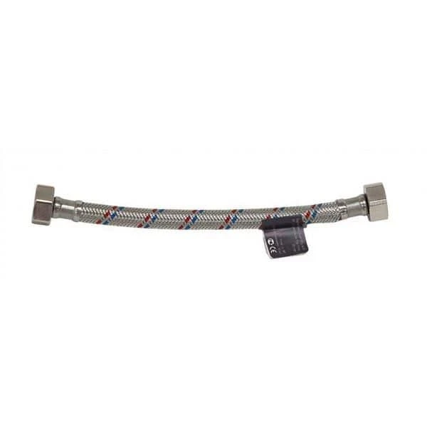 Racord flexibil. apa FF 1/2'. protectie fire inox. 20cm. MPN image