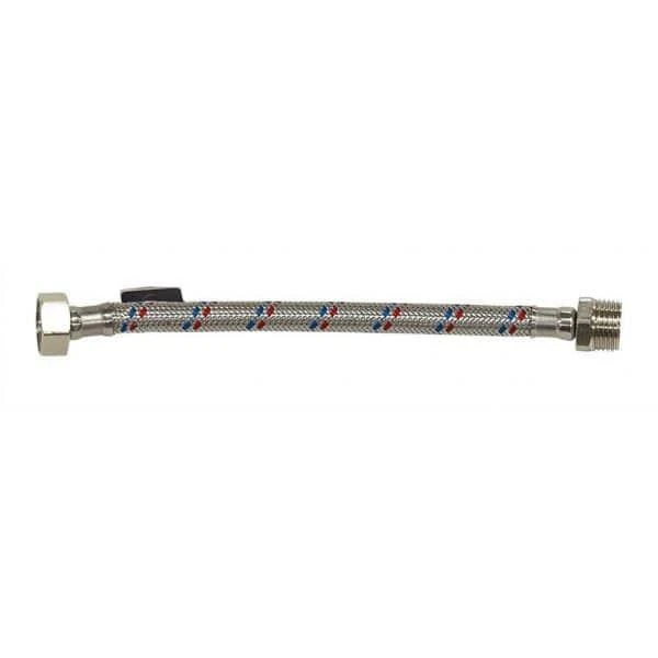 Racord flexibil. apa MF 1/2'. protectie fire inox. 20cm. MPN image