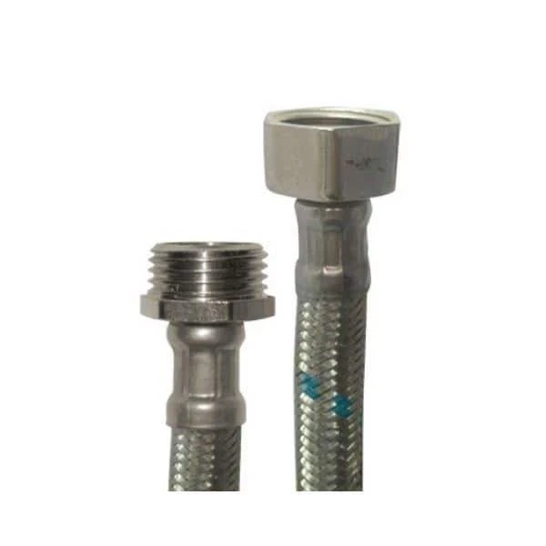 Racord flexibil. apa MF 1/2'. protectie fire inox. 30cm. MPN image