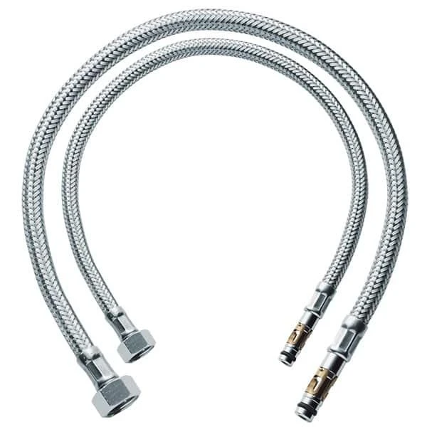 Racorduri flexibile pentru baterii 1/2"F protectie cu fire din aluminiu niplu lung+scurt 40сm TOP FLEX image