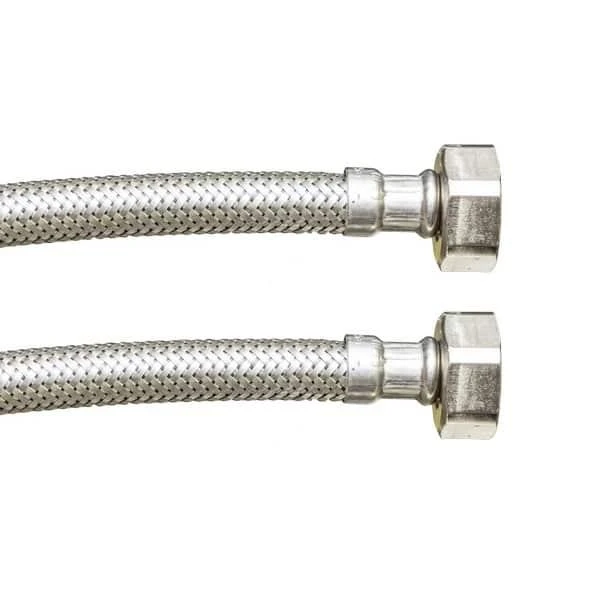 Racord flexibil apa NEOPERL. FF 1/2". Protectie fire inox. 80 cm. image