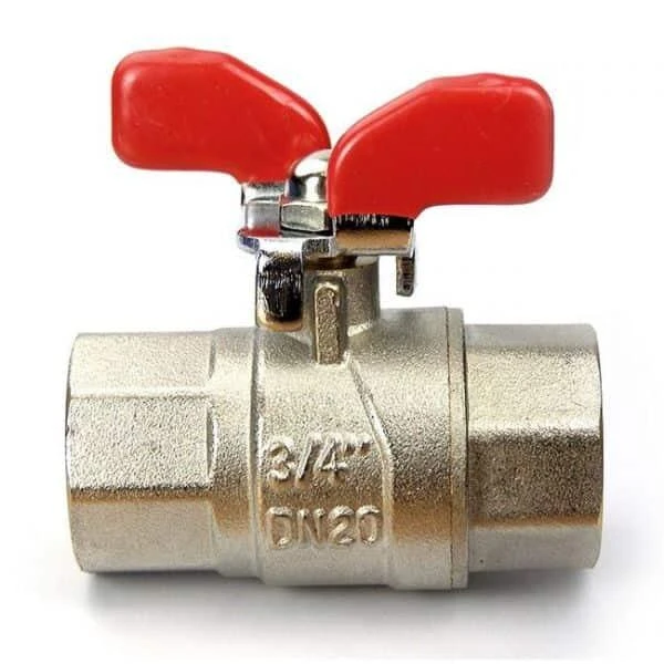 Robinet cu bila FF 3/4'. armat. fluture 'MPN' image