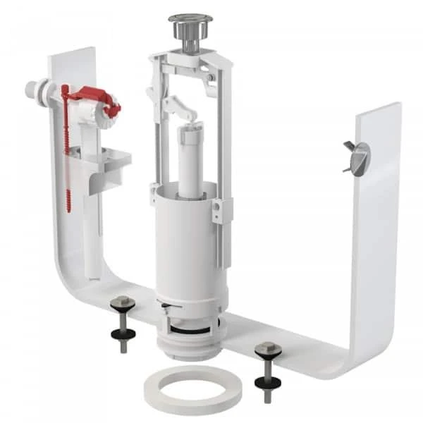 Set armatura pentru vas WC SA2000S 1/2ʺ Alcaplast. ABS. Cu stop. Alimetatie laterala 6 l. image