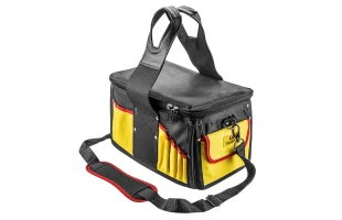 Geanta pentru scule din material 79R440 Topex. 16 buzunare exterioare. 12 buzunare interne. 41 x 23 x 23 cm. image