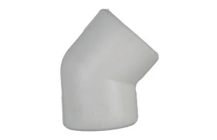 Cot PPR 45grad. d32 alb. EMIRPLAST image