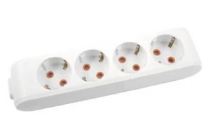 Bloc 4 prize cu impamintare Multi- Let Viko by Panasonic. Alb image