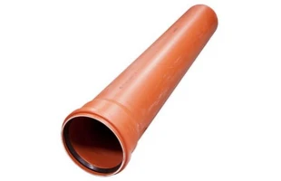 Teava PVC pentru canalizare SN4 Tehnoworld. Oranj. 160 х 4.0 x 2000 mm. image