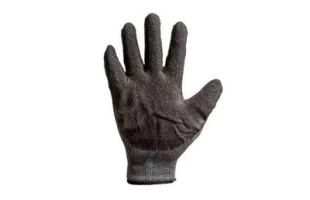 Manusi de lucru. tricot de bumbac acoperit cu latex. gri '1cut-12buc' image