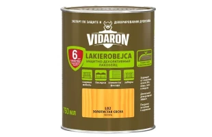 Lac- bait pentru lemn L02 VIDARON. Pin de aur. 0.75 l. image
