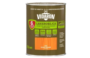Lac- bait pentru lemn L03 VIDARON. Salcam alb. 0.75 l. image