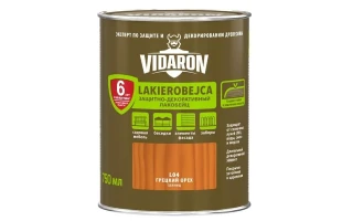 Lac- bait pentru lemn L04 VIDARON. Nuc. 0.7 l. image