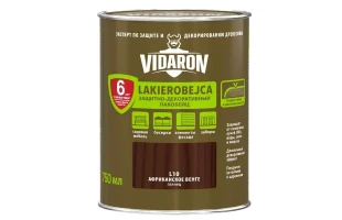 Lac- bait pentru lemn L10 VIDARON. Wenge africa. 0.75 l. image