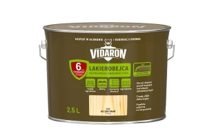 Lac- bait pentru lemn L01 VIDARON. Transparent. 2.5 l. image