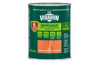 Impregnant pentru lemn V06 VIDARON. Lemn rosu american.  0.7 l. image