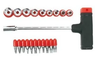 Capete surubelnite tubulare maner set 22 buc. TopTools image