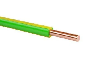 ПВ-1 4.0mm2 conductor. galben/verde. 'rola x 100m' Каблекс image