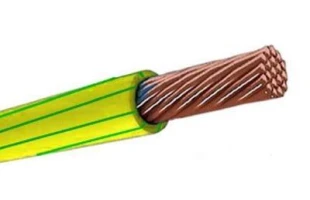 ПВ-3 1.0mm2 conductor. galben/verde. 'rola x 100m' Каблекс image