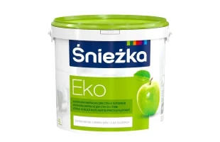 Vopsea acrilica lavabila pentru pereti si tavane EKO Sniezka. Mat. Alba. 5 l. image