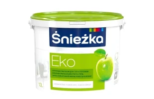 Vopsea acrilica lavabila pentru pereti si tavane EKO Sniezka. Mat. Alba. 15 l. image