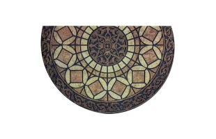 Covor intrare exterior MPN. Semicerc. Violet.  60 x 90 cm. image