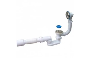 Sifon ANI pentru cada cu preaplin. reglabil 1 1/2' cu teava flexibila 40 x 50. Aniplast 'E056EU' image