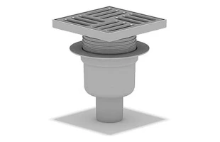 Tram vertical 50mm. grate din inox150 x 150 uscat image