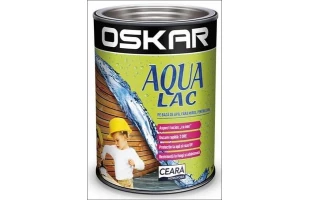 Lac pentru lemn, alb. 0.75 l, AQUA LAC, OSKAR image