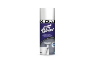 Vopsea spray pentru obiecte sanitare OSKAR. Alba. 400 ml. image