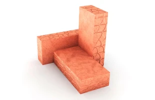 Caramida pentru sobe plina cu decor 205 x 100 x 50 mm image