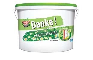 Vopsea lavabila pentru interior DANKE peretii respira. Alb. 2.5 l. image