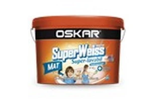 Vopsea superlavabila interior,8.5 l, alb, Superweiss, Oskar image