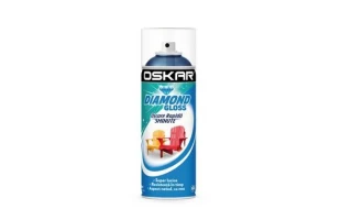 Vopsea spray lemn/ metal Diamond Gloss OSKAR. Interior / Exterior. Albastru RAL5017. 400 ml. image