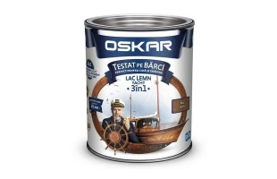 Lac pentru lemn YACHT OSKAR. Nuc inchis. Interior / Exterior. 2.5 l. image