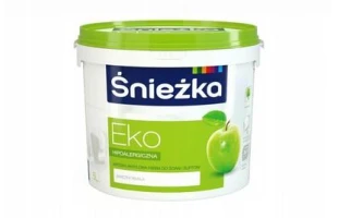 Vopsea acrilica lavabila pentru pereti si tavane EKO Sniezka. Mat. Alba. 10 l. image