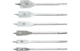 Burghie paleta pe lemn 10/12/16/18/20/25mm. 6buc.TopTools image