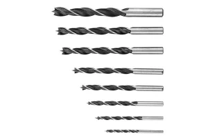 Burghiu pe lemn 3-10 mm 8buc. TopTools. image