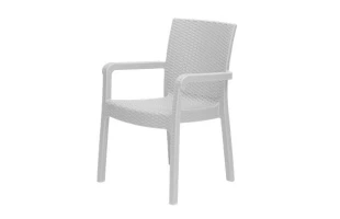 Scaun de gradina si terasa Rattan Trend Lux. Alb. 87 x 57 x 50 cm. image