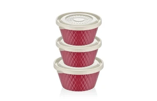 Set 3 recipiente, 3 x 330 ml, plastic, BONNY image